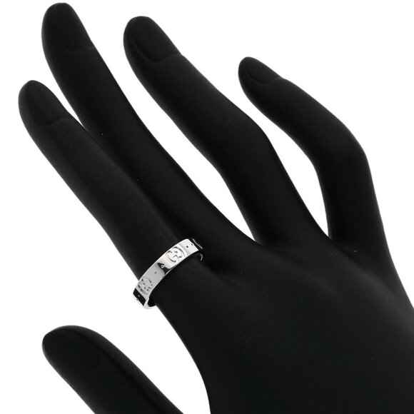 GUCCI 18k White Gold Ring - Picture 6 of 8